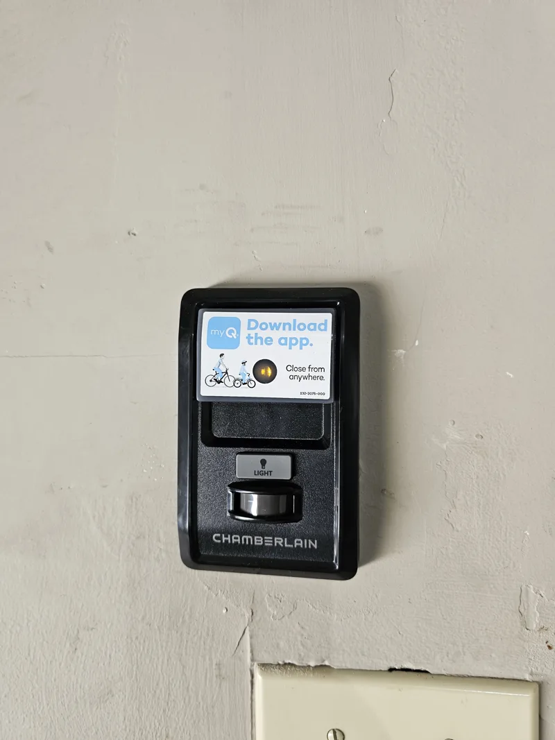 Garage door opener wall console wired by GDMKC