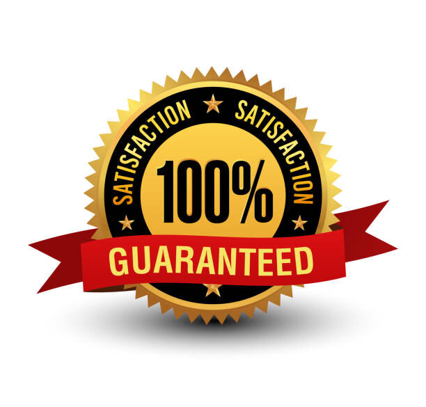 This 100% satisfaction guarantee badge will convey/support that, your product/service are completely reliable & authentic. By this badge customer will know that this product/service will meet there expectation.